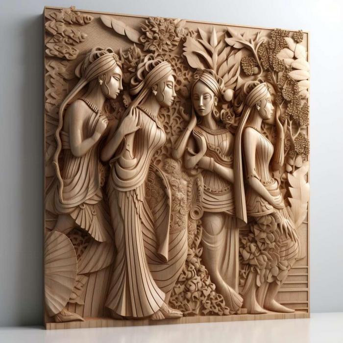 نموذج ثلاثي الأبعاد لآلة CNC 3D Art 